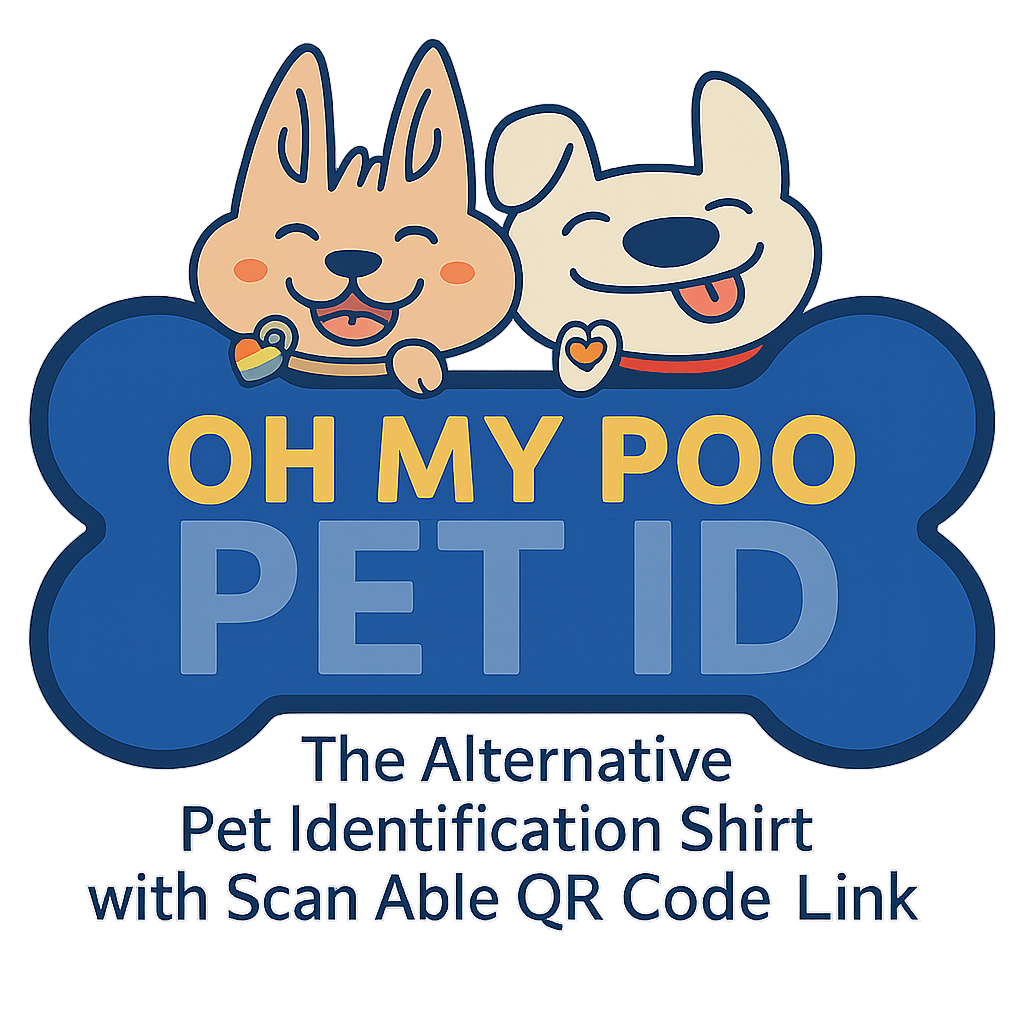 lost pet qr safety shirt~editable pet id page lost pet qr safety shirt~editable pet id page